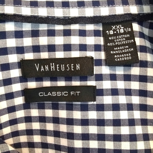 Van Heusen Classic Fit Button Up Shirt | s XXL - Picture 3 of 3
